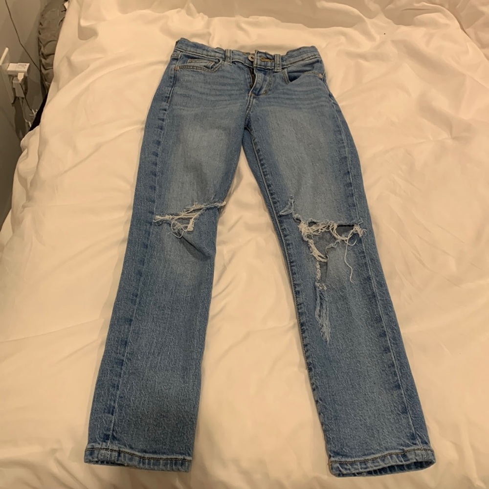 Target slim fit skinny jeans light wash size 8